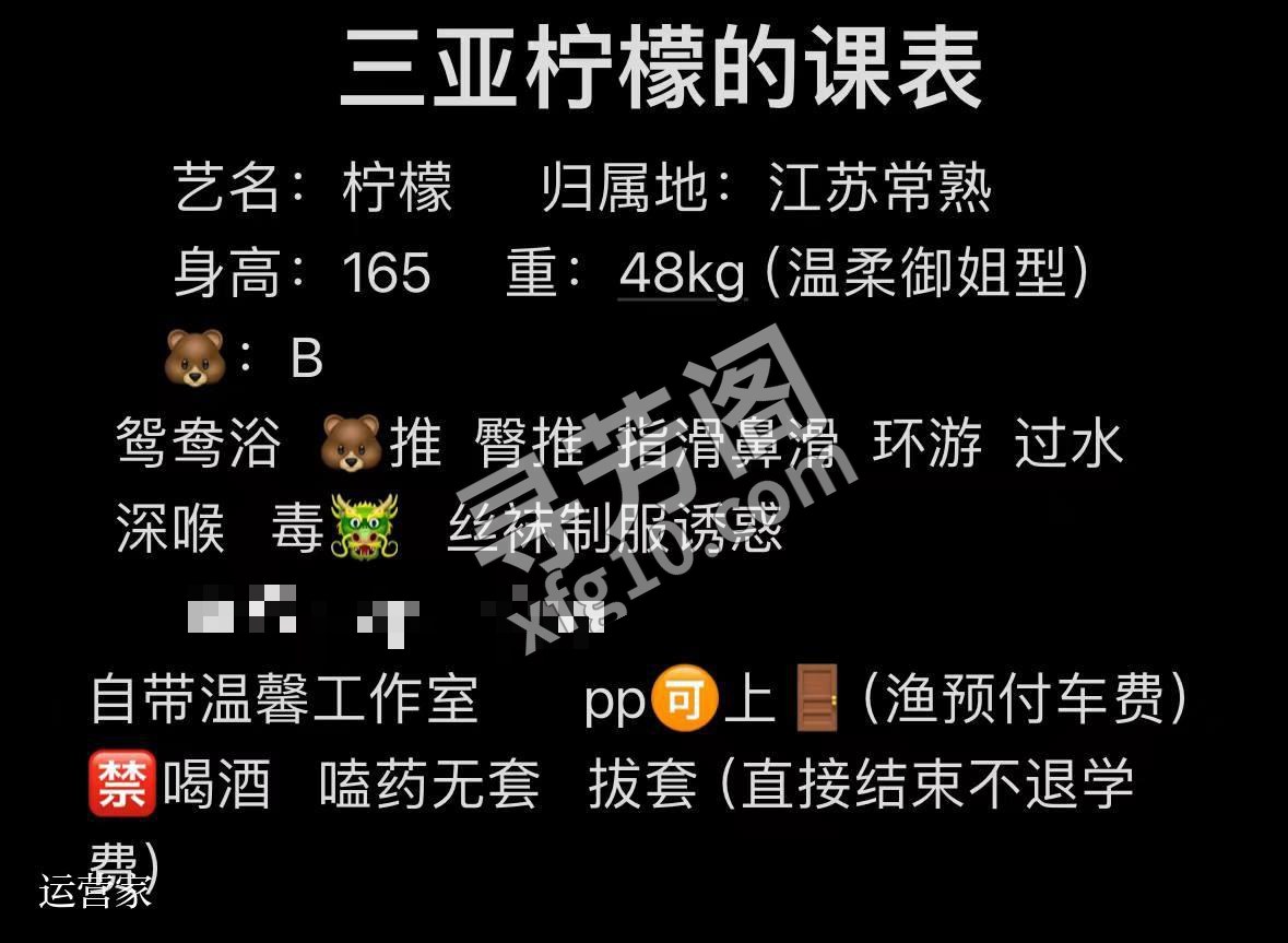 昵称： 位置： 价格： 600/P 1000/PP 项目：项目服务会所一条龙，保健按摩，鸳鸯浴，胸推，臀推 4