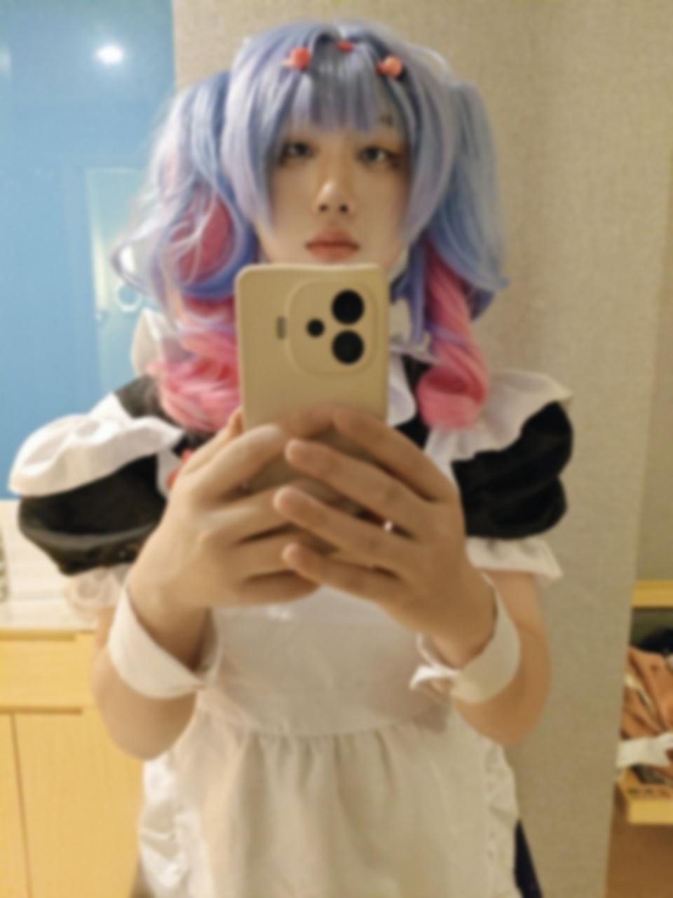 合肥蜀山区的伪娘，穿着黑色蕾丝，翘起圆润 2